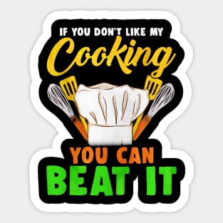 Funny Gift For Chef Sticker